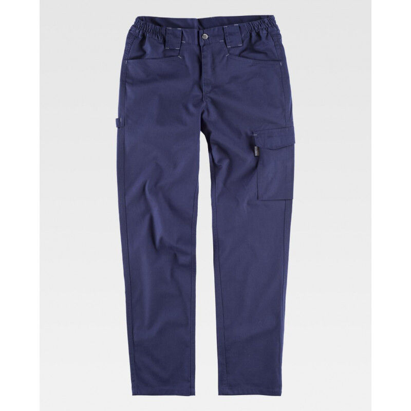 

Pantalón de tejido elástico bidireccional multibolsillos Combi B4030 | Azul marino - XXL - Workteam