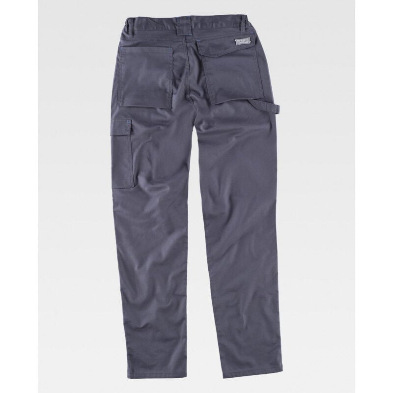 

Pantalón de tejido elástico bidireccional multibolsillos Combi B4030 | Gris - S - Workteam