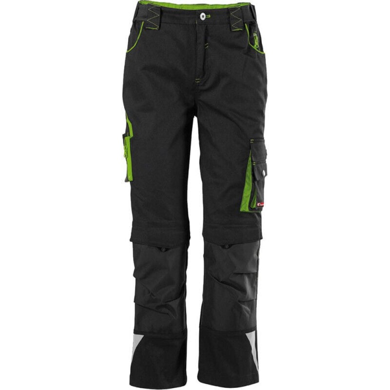 Pantalon enfant FORTIS 24. noir/vert citron.Gr122-128