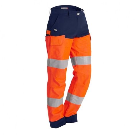 Pantalon femme haute visibilité LUKLIGHT orange/marine - 38 - MOLINEL