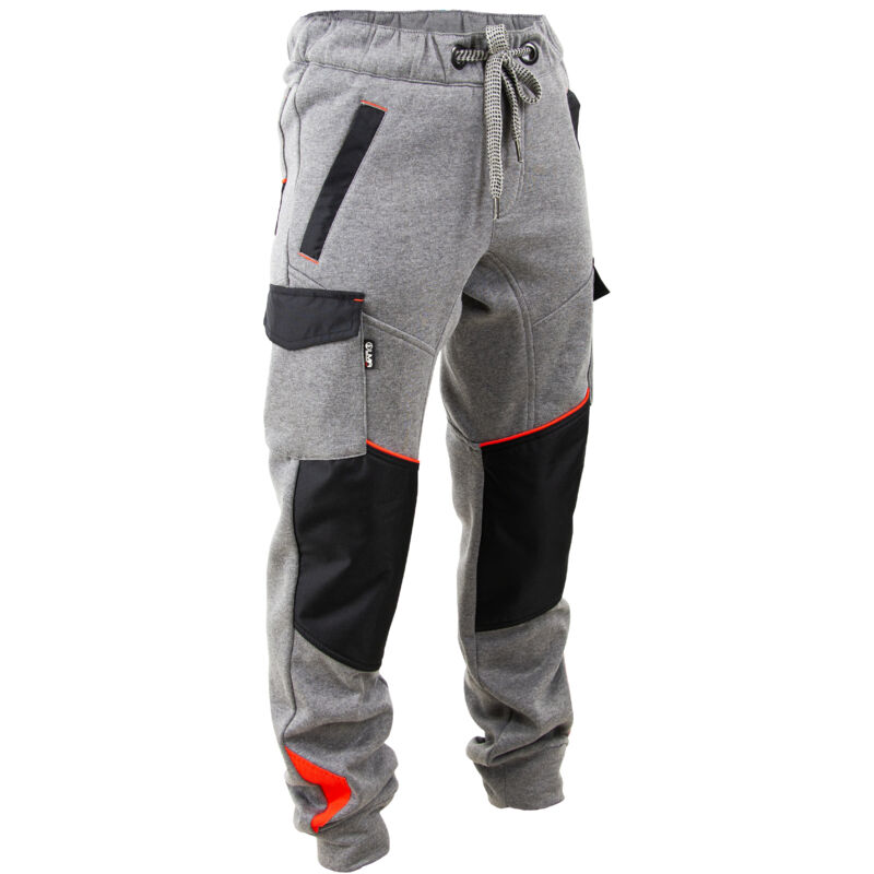 LMA - Jogging de travail molleton femme tessa Gris Clair / Noir xs