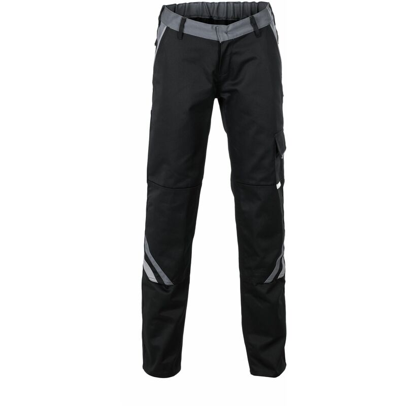 Planam - Pantalon femmes Highline noir/ardoise/zinc Taille 50 - schwarz