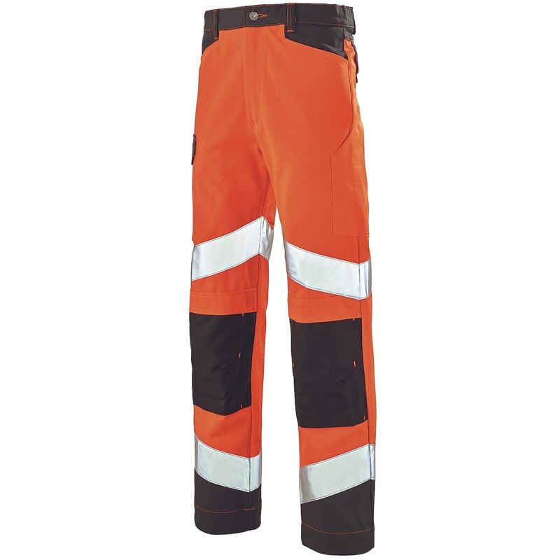 Cepovett - pantalon fluo tech orange fluo/gris charcoal xs - FR(36-38)