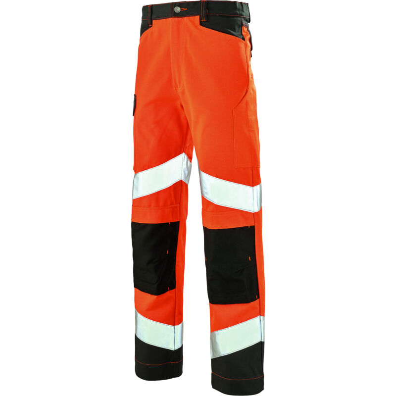 Cepovett - pantalon fluo tech orange fluo/gris charcoal 2XL - FR(56-58)