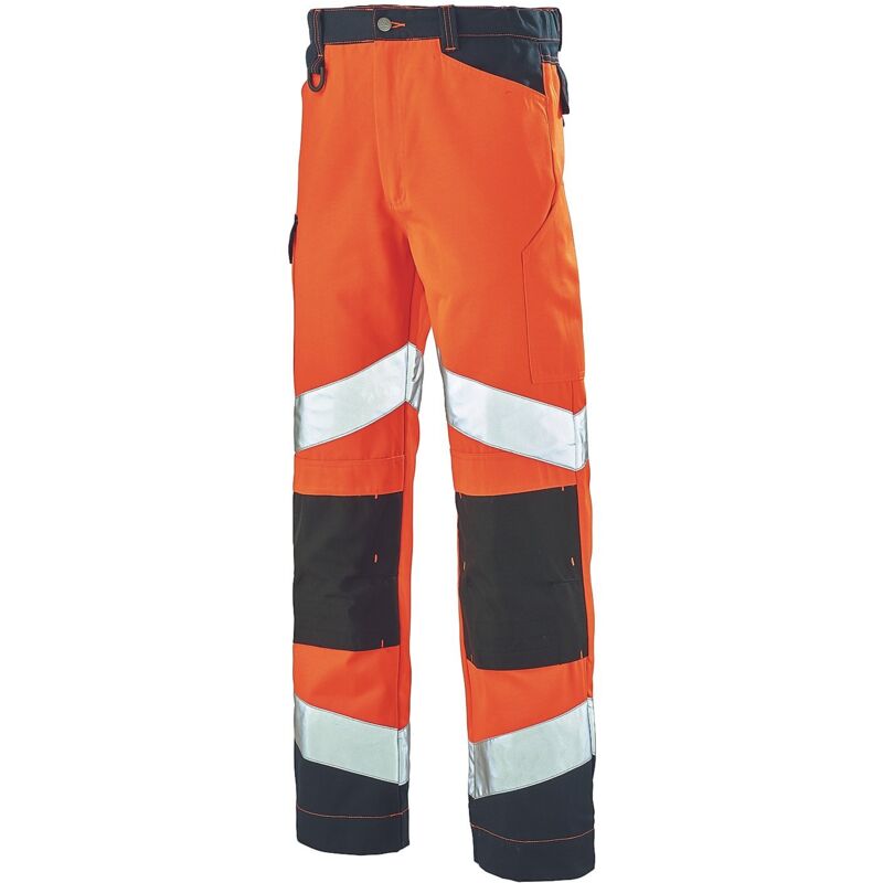 Pantalon fluo tech orange fluo/dark blue 2XL - FR(56-58)