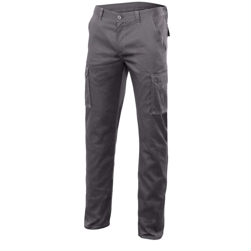 

PANTALÓN FORRADO STRETCH MULTIBOLSILLOS Gris 36