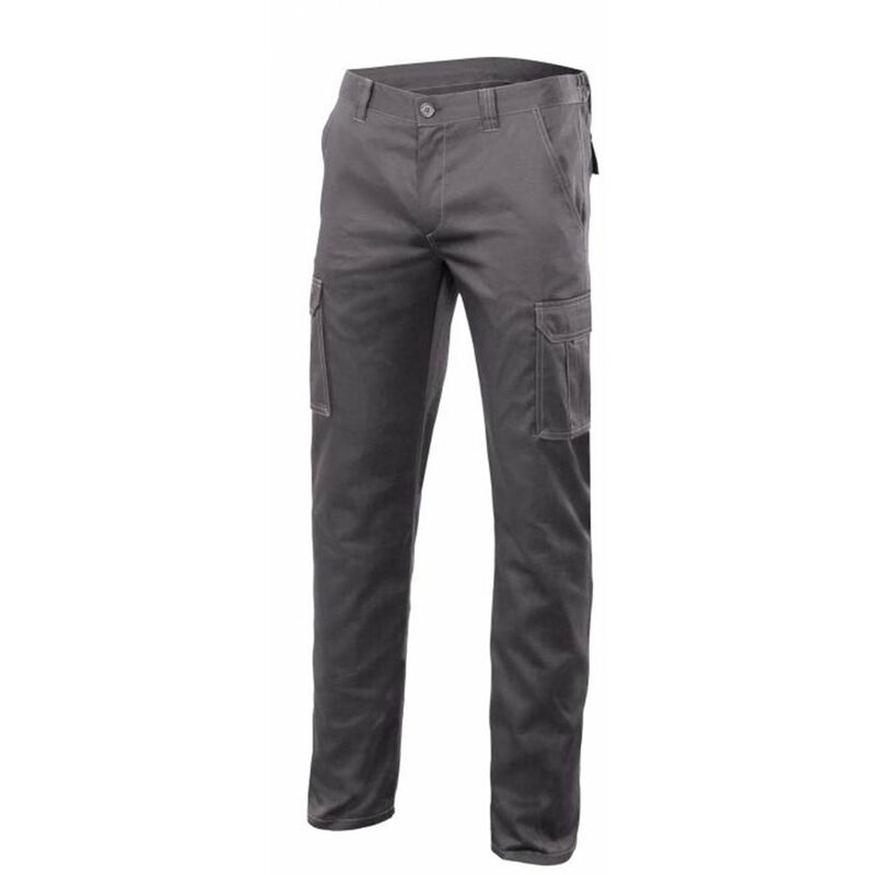 

PANTALÓN FORRADO STRETCH MULTIBOLSILLOS Gris 38