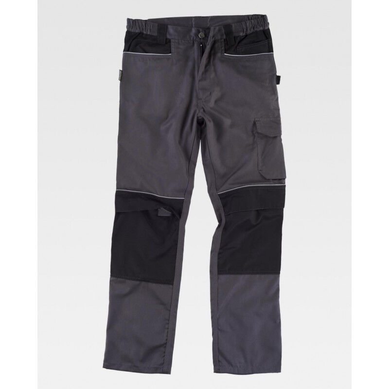 

Pantalón con sistema de protección de rodillas y triple costura Future WF1052 | L - Gris Oscuro+Negro - Workteam