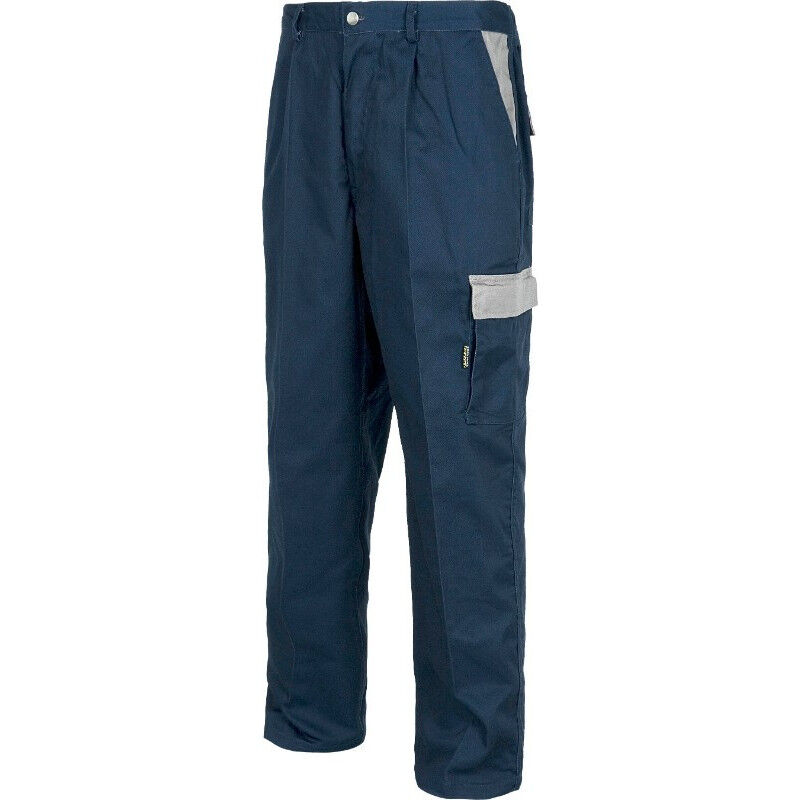 

Pantalón industrial bicolor con bolso de espátula doble Future WF1500 | 40 - Marino+Gris - Workteam