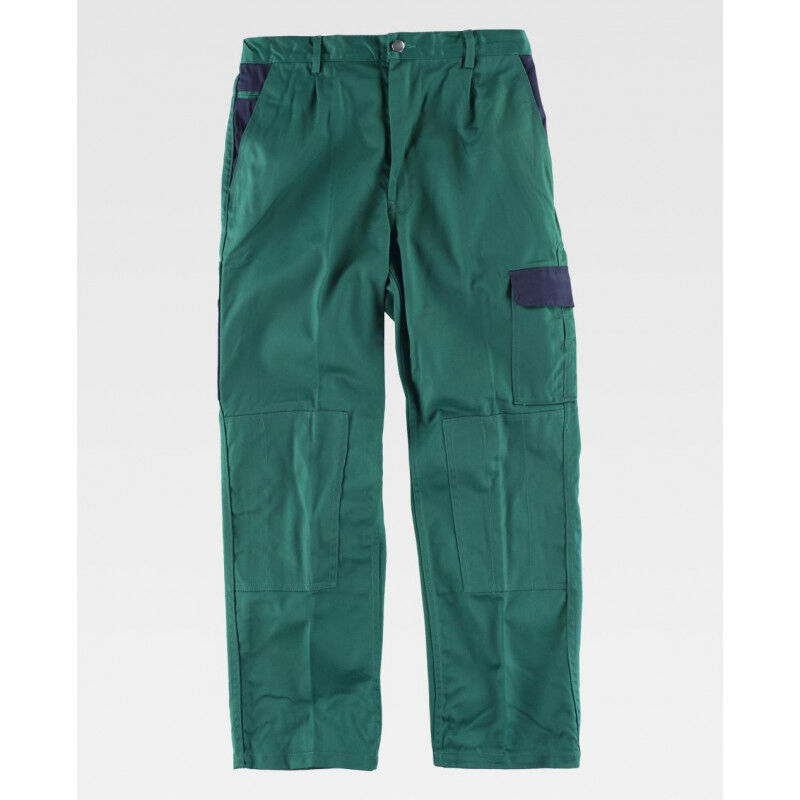 

Pantalón industrial bicolor con bolsillo de carga Future WF1550 | 38 - Verde+Marino - Workteam