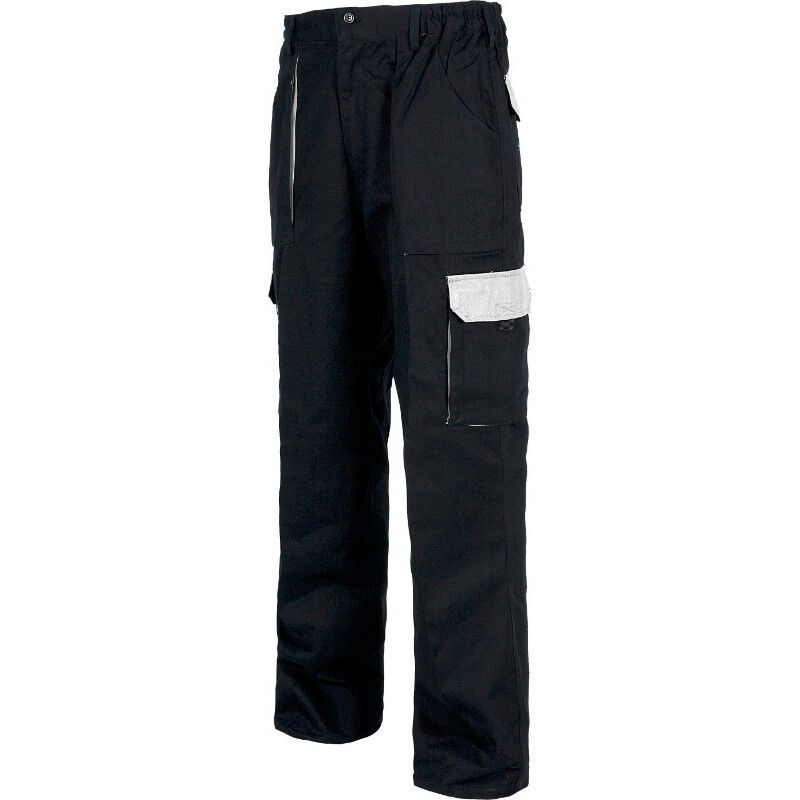 

Pantalón de algodón combinado con bolsillos inclinados WORKTEAM Future WF1560 | 42 - Marino+Gris