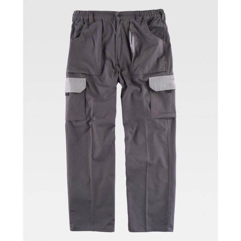 

Pantalón de algodón combinado con bolsillos inclinados Future WF1560 | 44 - Gris+Gris - Workteam