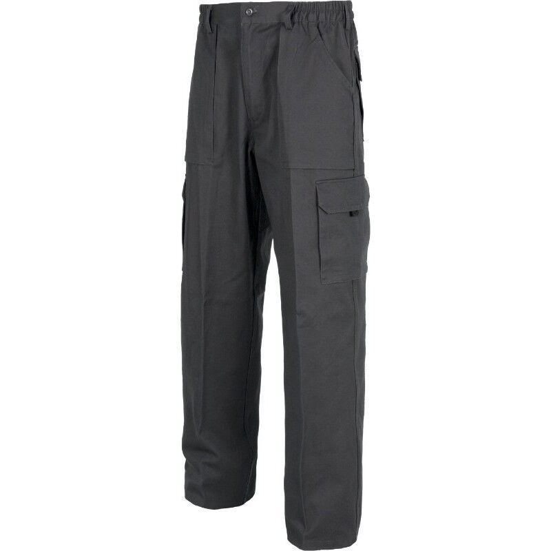 

Pantalón de algodón de bolsillos con cartera de velcro Future WF1400 | Gris - 40 - Workteam