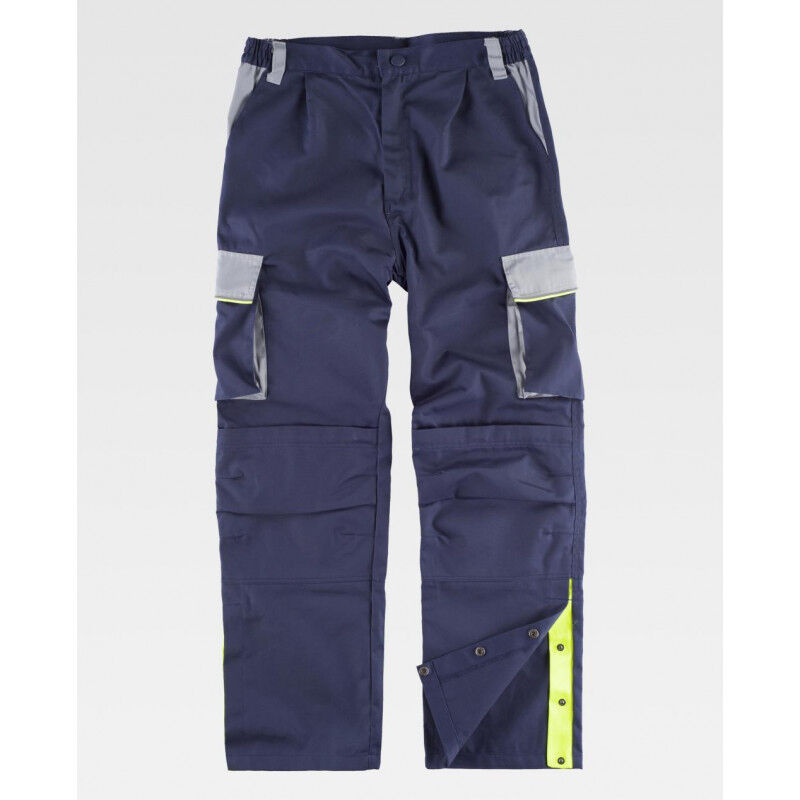 

Pantalón con refuerzos para añadir rodilleras Future WF5852 | 42 - Marino+Gris Claro - Workteam