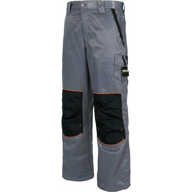 

Pantalón antimanchas en tejido Beaver Nylon WORKTEAM Future WF1903 | 44 - Gris+Negro