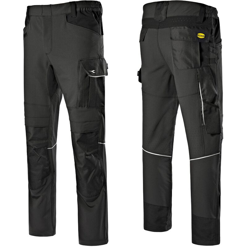 Pantalon de travail Stretch carbon performance Noir 3XL - Noir - Diadora