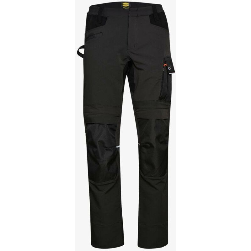 pantalon de travail stretch carbon performance diadora noir 3xl - noir