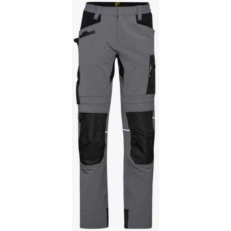 diadora - pantalon de travail carbon gris metal - 17555475070 l