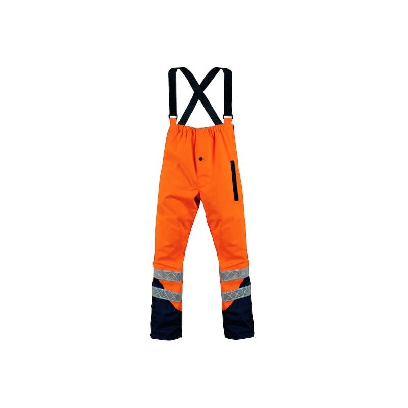 T2S - Pantalon haute visibilité orange/marine cap horn 2 - l