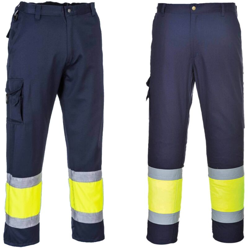E049 - Pantalon cargo bicolore effet XXL