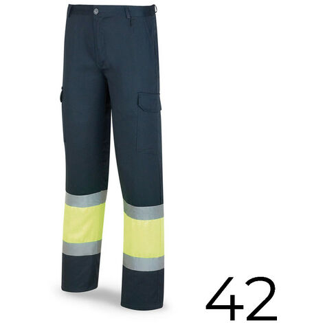 Pantalon Hv Bicolore Marca Haute Visibilité, Bicolore, Confort Durable. - Marca
