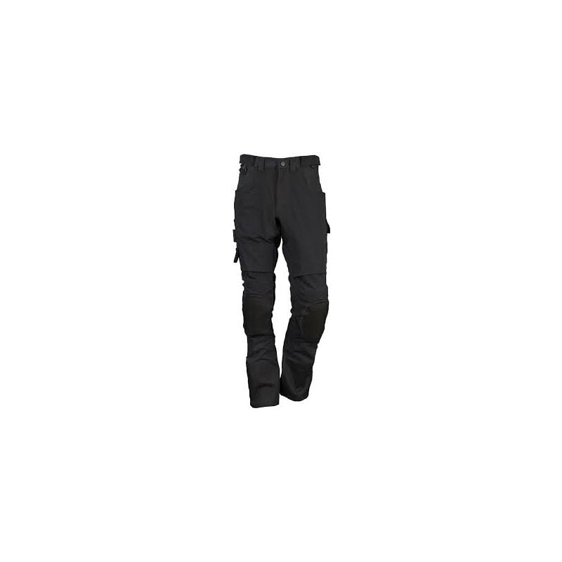 Pantalon Ilkott YP78 Noir avec genouillères EJ.87 T.3 ( 48-50 ) YP78142X1L-5959-EJ 87cm-T3