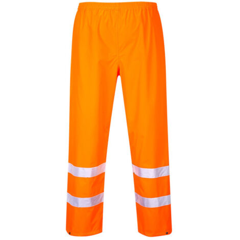 Pantalón impermeable de lluvia alta visibilidad 2 bandas reflectantes S480 M Naranja