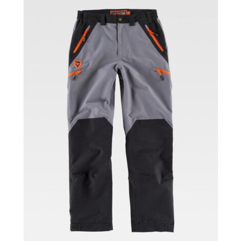 Pantalón impermeable Sport con costuras termoselladas WORKTEAM S8320 3XL Gris / Negro
