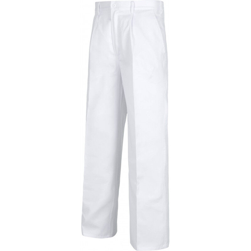 

Pantalón Industrial con cierre de botón y bragueta de cremallera B1402 | Blanco - 56 - Workteam
