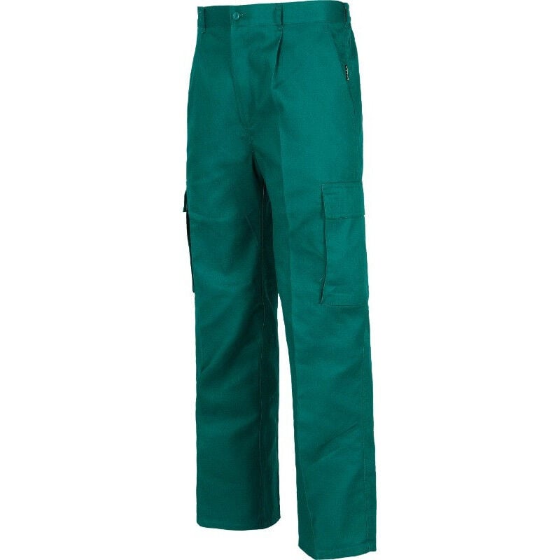 

Pantalón recto multibolsillos con trabillas B1403 | Verde - 38 - Workteam