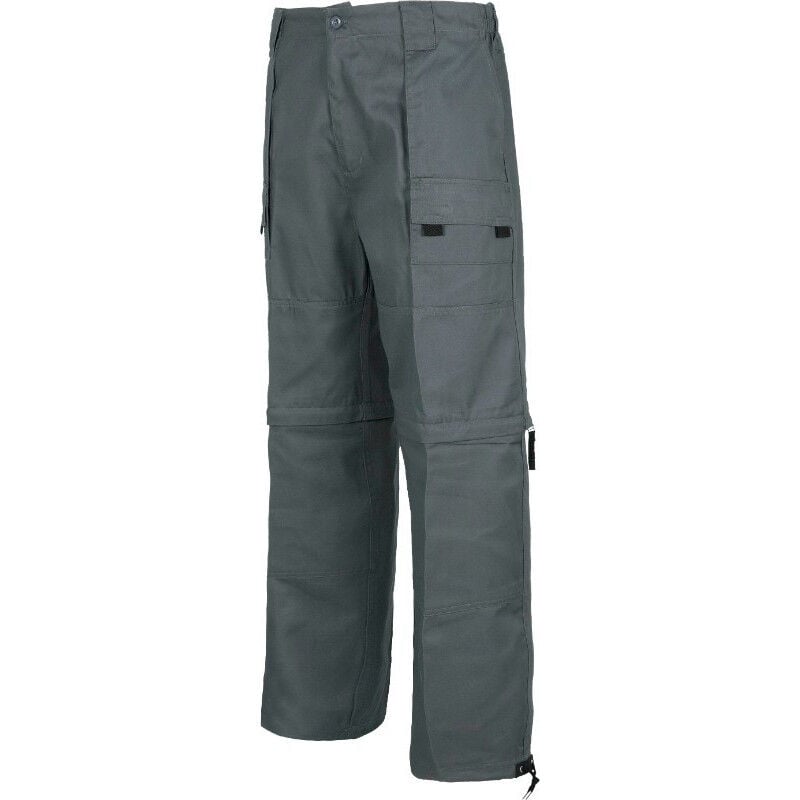 

Pantalón Industrial multibolsillos con perneras desmontables B1420 | Gris - 54 - Workteam