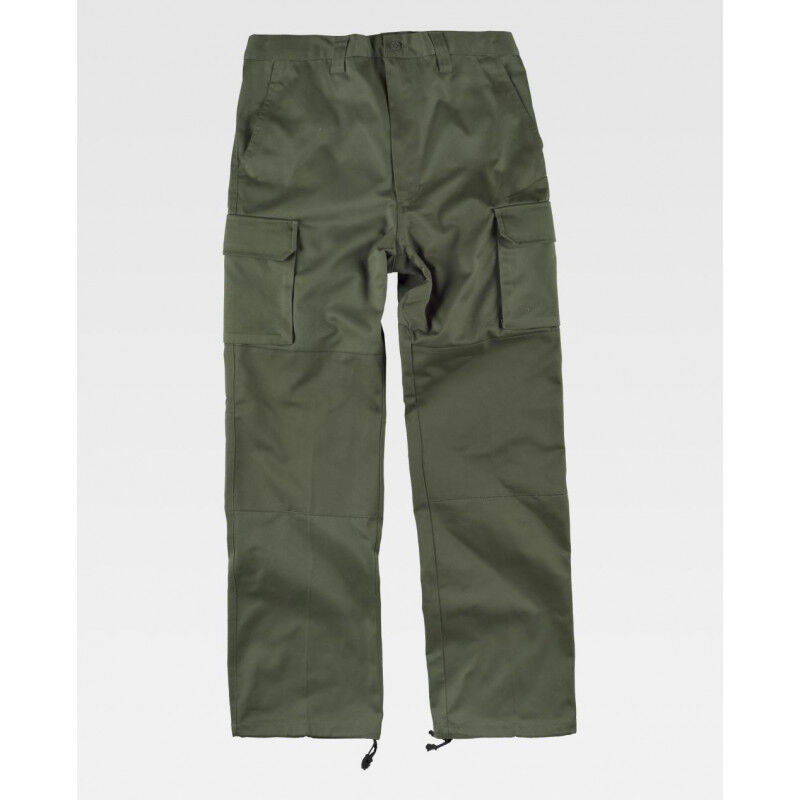 

Pantalón industrial de alta resistencia con cordón ajustable WORKTEAM B1416 | 54 - Verde Kaki