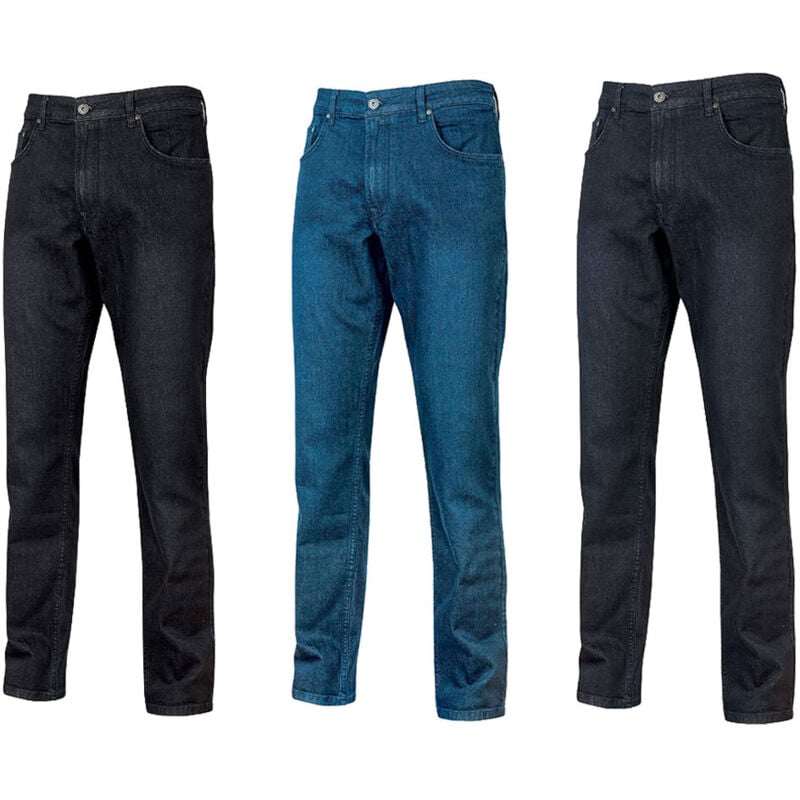 Jean de travail en tissu stretch romeo - Bleu Denim m - fr (42) - us (30)
