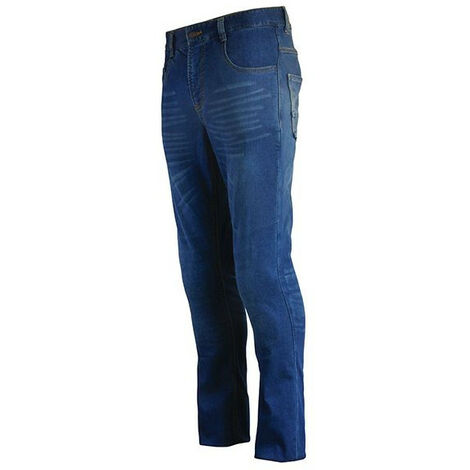 Pantalon Jean Regular Homme - Protections CE - Bleu - Taille 40/42 (34US)