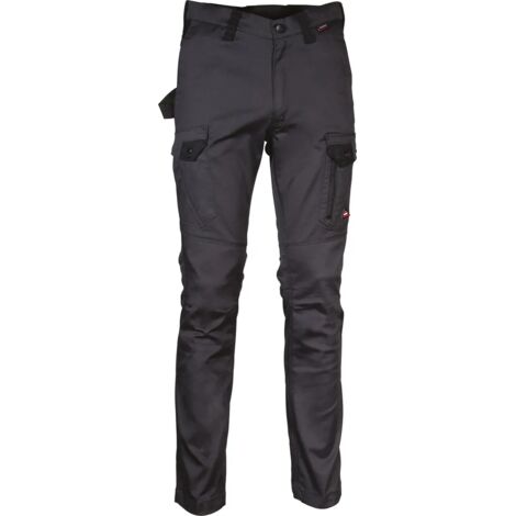 pantalón jember. tejido stretch. multibolsillo. antracita/negro. tallas 38-58 - cofra tallaje talla 46