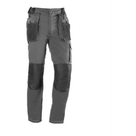 Pantalon JUBA multibolsillos Flex gris/negro 171 Talla 3XL