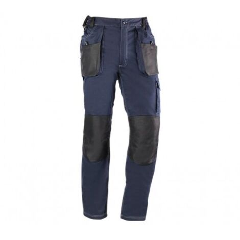 Pantalon JUBA multibolsillos Flex Marino/negro 18 Talla XL