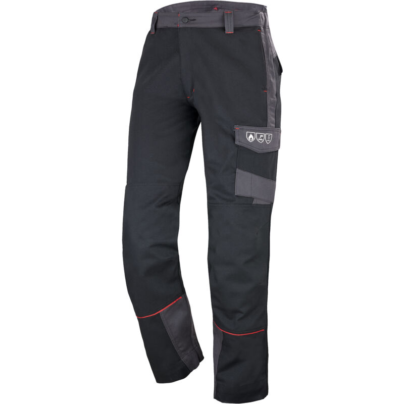 Pantalon konekt 1 noir/gris charcoal l - FR(48-50)
