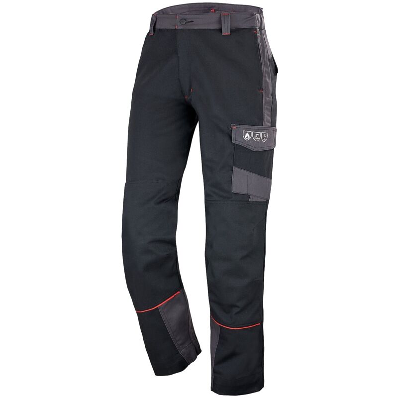 Pantalon konekt 1 noir/gris charcoal 4XL - FR(64-66)