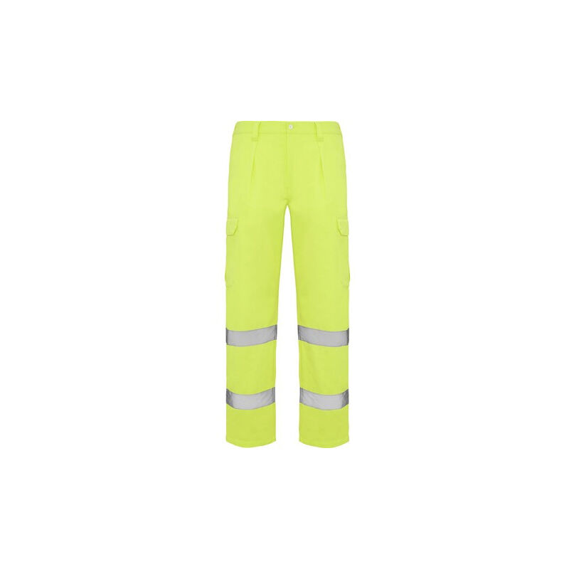 

Pantalón largo de alta visibilidad amarillo flúor ALFA HV9309 | 50 - Amarillo Fluor