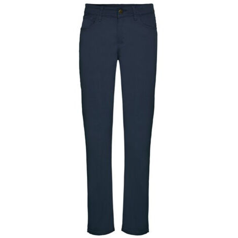 Pantalón largo de mujer para hostelería de estilo vaquero HILTON ROLY 44 Azul Marino