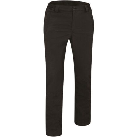 Pantalón largo elástico con bolsillos, de poliamida y poliéster VALENTO GRAHAM L Negro