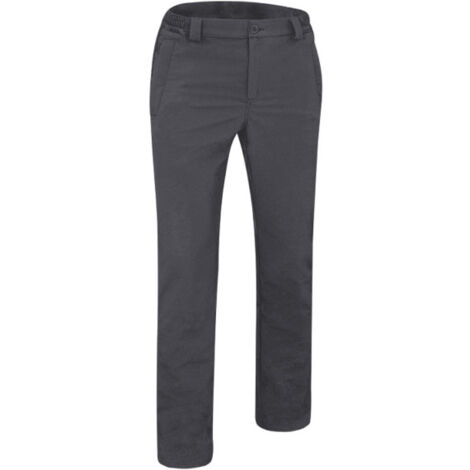 Pantalón largo elástico con bolsillos, de poliamida y poliéster VALENTO GRAHAM S Gris carbón