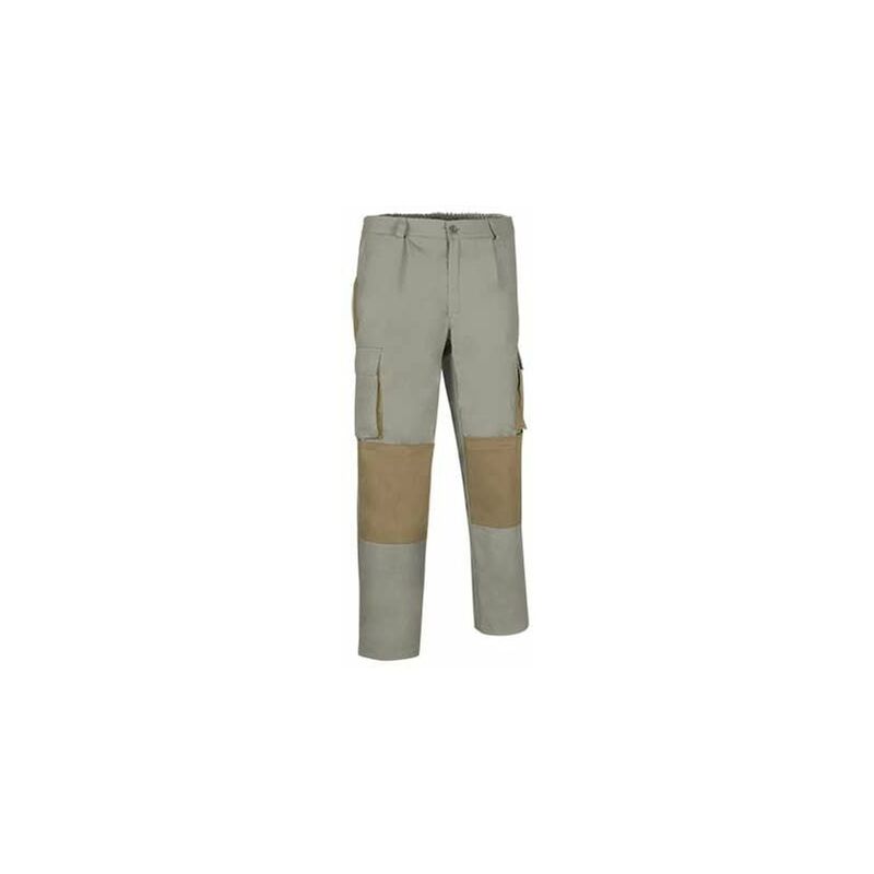 

Pantalón multibolsillos en colores combinados Darko | M - Beige arena / Marrón kemel - Valento