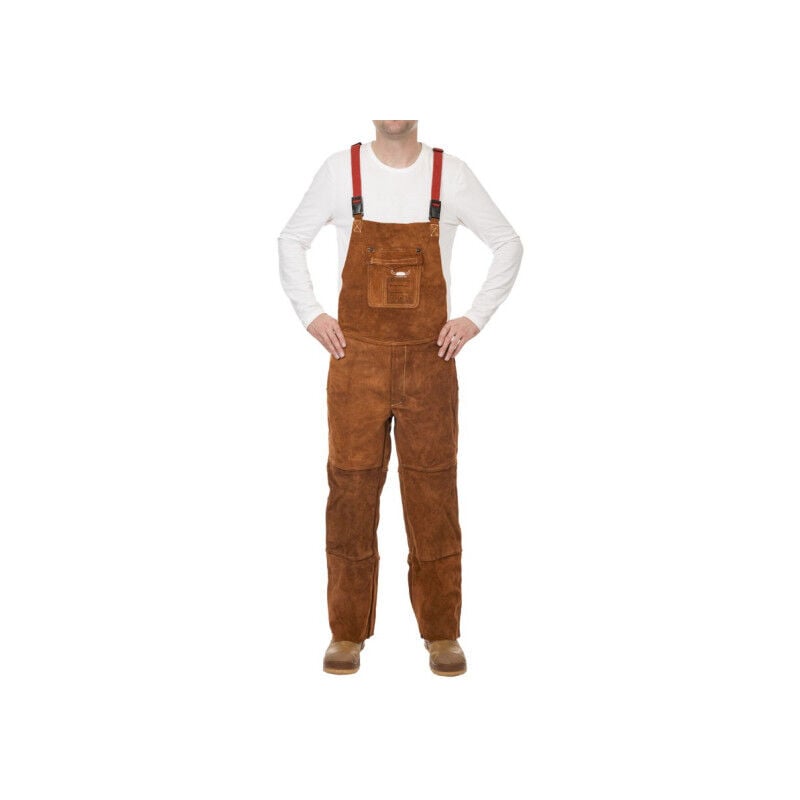 

Mono Lava Brown con protección pecho y dorso cerrado WELDAS | XXXL