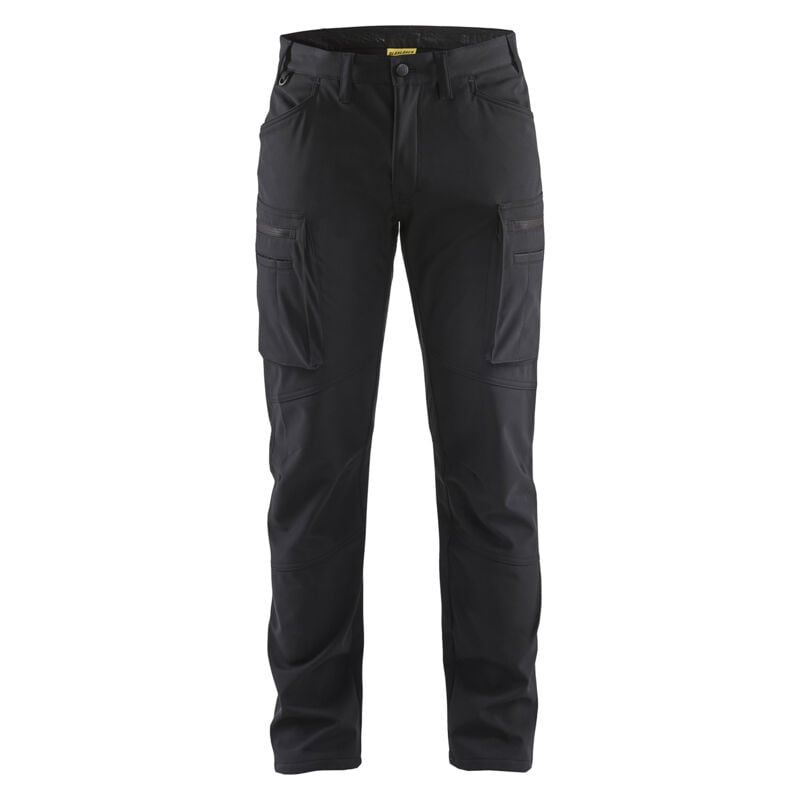Pantalon de travail softshell stretch 1477 - Noir l - FR(46) - SE(C52) - Courtes