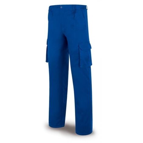 Pantalón MARCA PL TOP LINE 488PTOPAZ azulina algodón de 245 g T-48