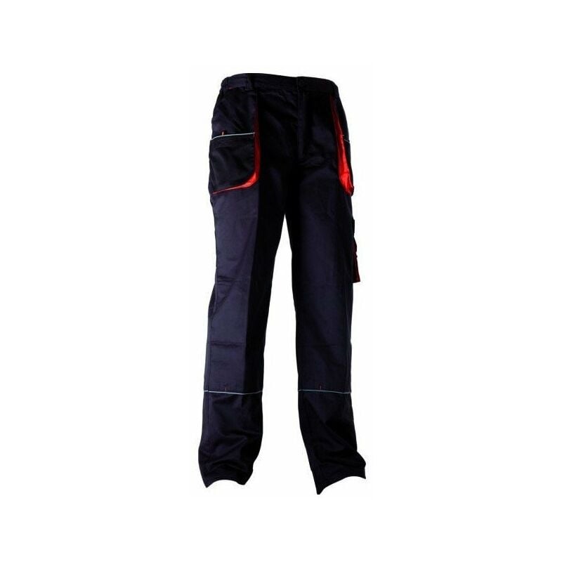 Pantalon marine-noir t1 poly-coton