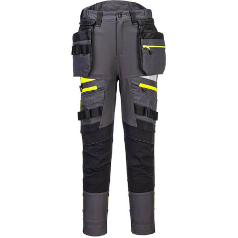 Pantalón mujer con bolsillo de cadera desmontable DX4 Gris Metal M - ES(40) - UK(30)