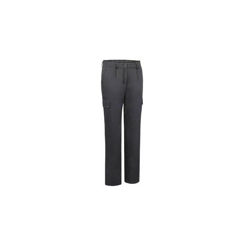 

Pantalón mujer largo multibolsillos Advance | S - Gris cemento - Valento